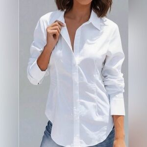 White Button Down Shirt | Effortless Chic | Classic Staple | Capsule Wardrobe